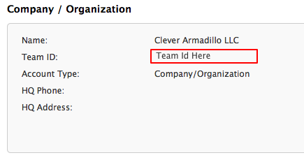 Team ID